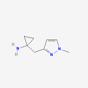 1-[(1-Methyl-1H-pyrazol-3-yl)methyl]cyclopropanamine