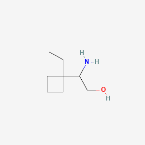 2-Amino-2-(1-ethylcyclobutyl)ethan-1-ol