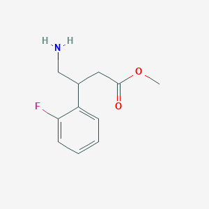 Methyl 4-amino-3-(2-fluorophenyl)butanoate