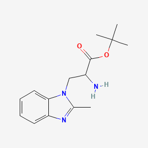 tert-butyl N-[2-(2-methyl-1H-1,3-benzodiazol-1-yl)ethyl]carbamate