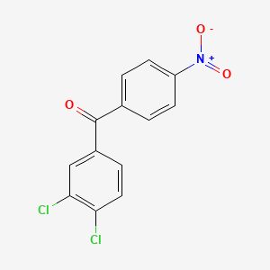 molecular formula C13H7Cl2NO3 B1361431 (3,4-Dichlorophenyl)(4-nitrophenyl)methanone CAS No. 26189-47-9