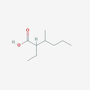 2-Ethyl-3-methylhexanoic acid