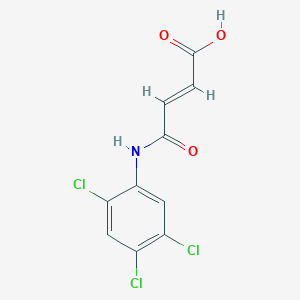 B1361433 (E)-4-oxo-4-(2,4,5-trichloroanilino)-2-butenoic acid CAS No. 31460-72-7