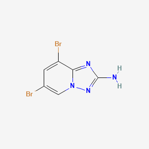 2-Amino-6,8-dibromo-[1,2,4]triazolo[1,5-a]pyridine