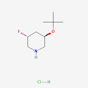 (3R,5R)-3-(tert-butoxy)-5-fluoropiperidine hydrochloride