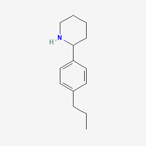 2-(4-Propylphenyl)piperidine