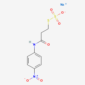 Sodium ({2-[(4-nitrophenyl)carbamoyl]ethyl}sulfanyl)sulfonate