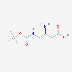 3-Amino-4-((tert-butoxycarbonyl)amino)butanoic acid