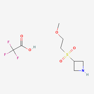 3-(2-Methoxyethanesulfonyl)azetidine,trifluoroaceticacid