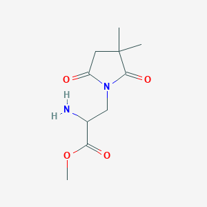 Methyl 2-amino-3-(3,3-dimethyl-2,5-dioxopyrrolidin-1-yl)propanoate