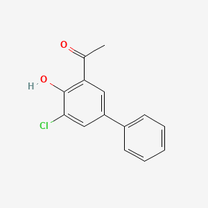 1-(5-Chloro-4-hydroxy-[1,1'-biphenyl]-3-yl)ethan-1-one