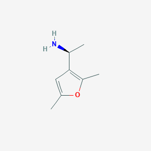 (S)-1-(2,5-Dimethylfuran-3-yl)ethan-1-amine