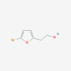 molecular formula C6H7BrO2 B13614479 2-(5-Bromofuran-2-yl)ethan-1-ol 