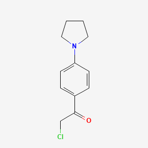 2-Chloro-1-(4-pyrrolidin-1-ylphenyl)ethanone