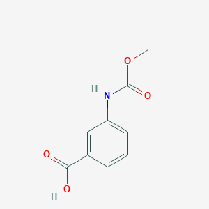 molecular formula C10H11NO4 B1361453 3-[(Ethoxycarbonyl)amino]benzoic acid CAS No. 5180-76-7