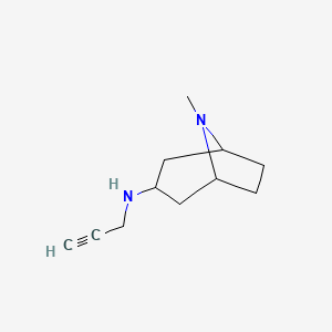 8-Methyl-N-(prop-2-yn-1-yl)-8-azabicyclo[3.2.1]octan-3-amine