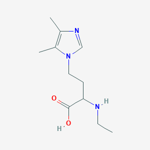 4-(4,5-Dimethyl-1h-imidazol-1-yl)-2-(ethylamino)butanoic acid