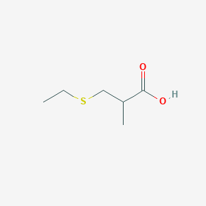 3-(Ethylthio)-2-methylpropanoic acid