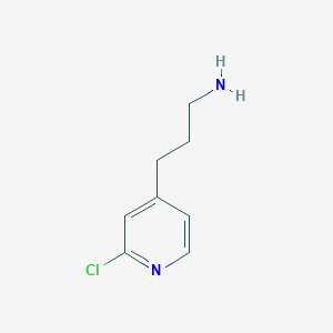 molecular formula C8H11ClN2 B13614627 3-(2-Chloropyridin-4-YL)propan-1-amine 