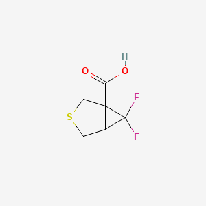 6,6-Difluoro-3-thiabicyclo[3.1.0]hexane-1-carboxylic acid