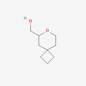 molecular formula C9H16O2 B13614656 {7-Oxaspiro[3.5]nonan-6-yl}methanol 