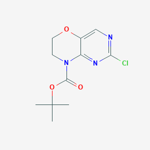 tert-Butyl 2-chloro-6,7-dihydro-8H-pyrimido[5,4-b][1,4]oxazine-8-carboxylate