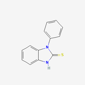 B1361468 2H-Benzimidazole-2-thione, 1,3-dihydro-1-phenyl- CAS No. 4493-32-7