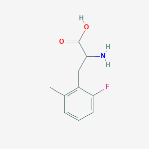 2-Amino-3-(2-fluoro-6-methylphenyl)propanoic acid