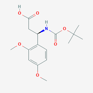 (R)-3-((tert-Butoxycarbonyl)amino)-3-(2,4-dimethoxyphenyl)propanoic acid