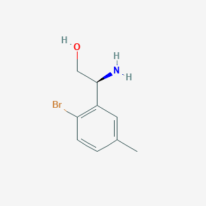 (2s)-2-Amino-2-(2-bromo-5-methylphenyl)ethan-1-ol