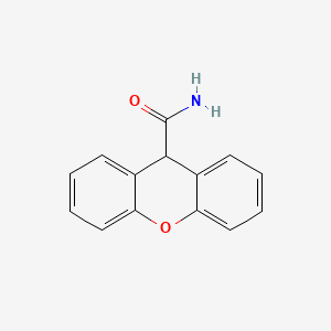 molecular formula C14H11NO2 B1361480 9H-xanthene-9-carboxamide CAS No. 5813-90-1