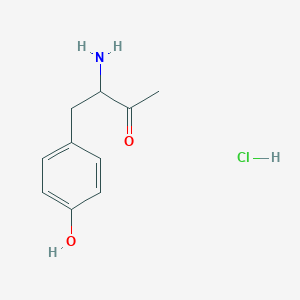 3-Amino-4-(4-hydroxyphenyl)butan-2-onehydrochloride