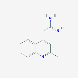 2-(2-Methylquinolin-4-yl)acetimidamide