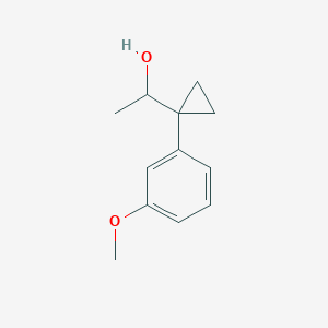 1-[1-(3-Methoxyphenyl)cyclopropyl]ethan-1-ol