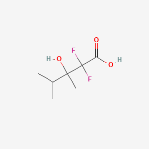 2,2-Difluoro-3-hydroxy-3,4-dimethylpentanoic acid