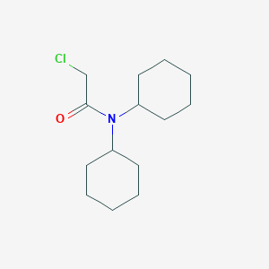 molecular formula C14H24ClNO B1361496 2-氯-N,N-二环己基乙酰胺 CAS No. 2567-50-2