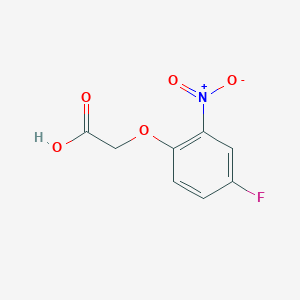 molecular formula C8H6FNO5 B1361498 (4-氟-2-硝基苯氧基)乙酸 CAS No. 396-15-6