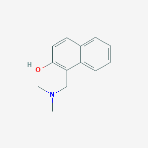 molecular formula C13H15NO B1361500 1-[(Dimethylamino)methyl]-2-naphthol CAS No. 5419-02-3