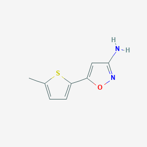 5-(5-Methylthiophen-2-yl)isoxazol-3-amine