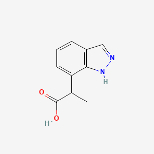 2-(1H-indazol-7-yl)propanoic acid