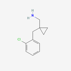 (1-(2-Chlorobenzyl)cyclopropyl)methanamine