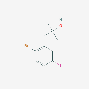 1-(2-Bromo-5-fluorophenyl)-2-methylpropan-2-ol