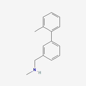 n-Methyl-1-(2'-methyl-[1,1'-biphenyl]-3-yl)methanamine