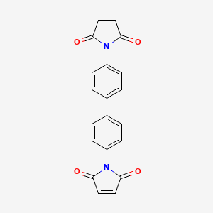 molecular formula C20H12N2O4 B1361509 4,4'-Bis(maleimido)-1,1'-biphenyl CAS No. 3278-30-6