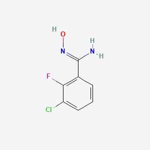 3-Chloro-2-fluoro-N'-hydroxybenzimidamide