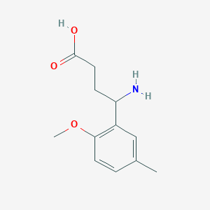 4-Amino-4-(2-methoxy-5-methylphenyl)butanoic acid