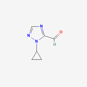 1-cyclopropyl-1H-1,2,4-triazole-5-carbaldehyde