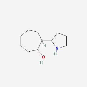 2-(Pyrrolidin-2-yl)cycloheptan-1-ol