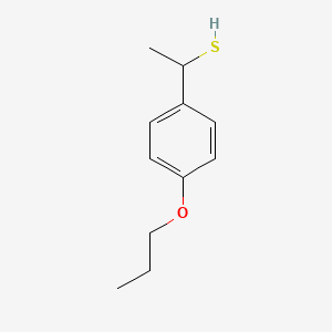 1-(4-Propoxyphenyl)ethane-1-thiol