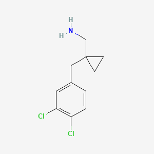 (1-(3,4-Dichlorobenzyl)cyclopropyl)methanamine